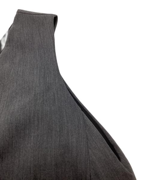 ELENDEEK（エレンディーク）ELENDEEK (エレンディーク) ディープVネックAラインワンピース / 512550312201 / 25年モデル グレー サイズ:2の古着・服飾アイテム