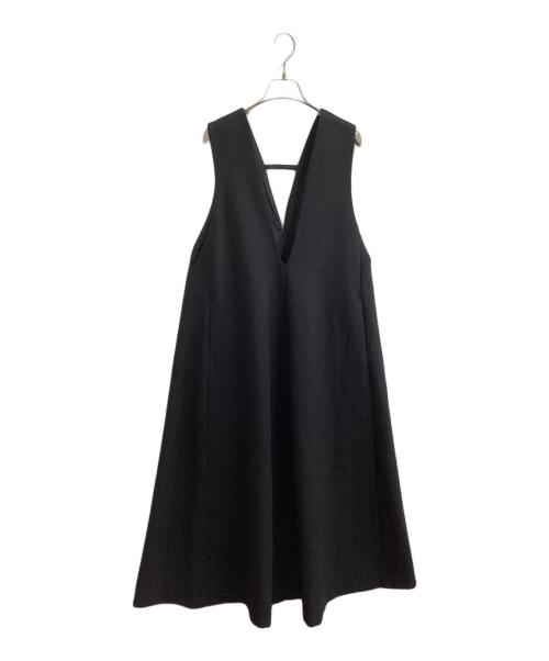 ELENDEEK（エレンディーク）ELENDEEK (エレンディーク) ディープVネックAラインワンピース / 512550312201 / 25年モデル ブラック サイズ:2の古着・服飾アイテム