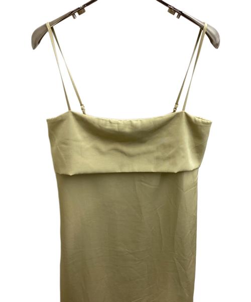 ELENDEEK（エレンディーク）ELENDEEK (エレンディーク) ラペルIラインキャミワンピース /	512550310401 / 25年モデル イエロー サイズ:2の古着・服飾アイテム