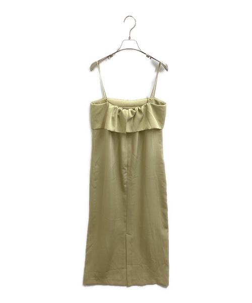 ELENDEEK（エレンディーク）ELENDEEK (エレンディーク) ラペルIラインキャミワンピース /	512550310401 / 25年モデル イエロー サイズ:2の古着・服飾アイテム