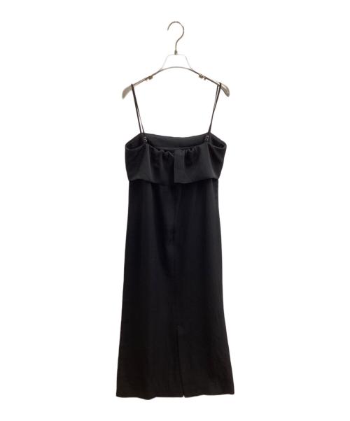 ELENDEEK（エレンディーク）ELENDEEK (エレンディーク) ラペルIラインキャミワンピース / 512550310401 / 25年モデル ブラック サイズ:2の古着・服飾アイテム