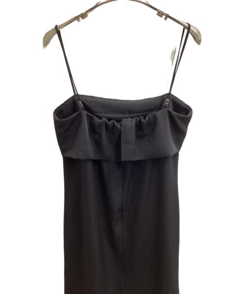 ELENDEEK（エレンディーク）ELENDEEK (エレンディーク) ラペルIラインキャミワンピース / 512550310401 / 25年モデル ブラック サイズ:2の古着・服飾アイテム