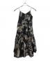 ELENDEEK（エレンディーク）の古着「ペインティングパターンキャミワンピース」｜ブラック