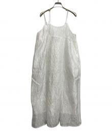 ELENDEEK（エレンディーク）の古着「バックオープンキャミワンピース」｜ホワイト