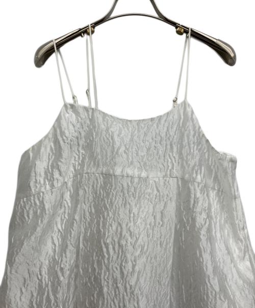 ELENDEEK（エレンディーク）ELENDEEK (エレンディーク) バックオープンキャミワンピース ホワイト サイズ:2の古着・服飾アイテム