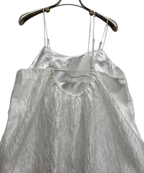 ELENDEEK（エレンディーク）ELENDEEK (エレンディーク) バックオープンキャミワンピース ホワイト サイズ:2の古着・服飾アイテム