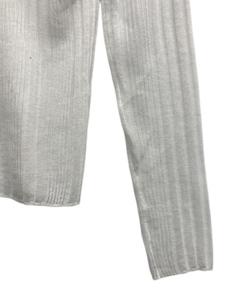 ELENDEEK（エレンディーク）ELENDEEK (エレンディーク) ハイネックシアーリブニット ホワイト サイズ:Freeの古着・服飾アイテム