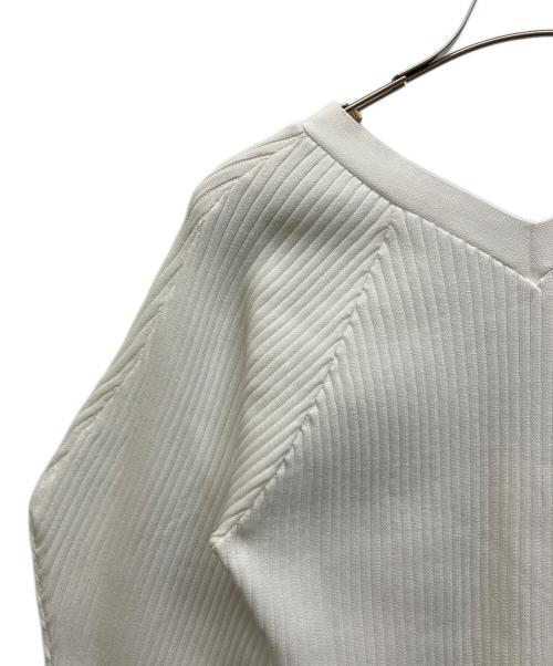 ELENDEEK（エレンディーク）ELENDEEK (エレンディーク) シルエットアンサンブルニット ホワイト サイズ:Freeの古着・服飾アイテム