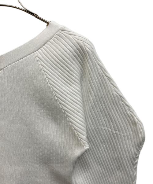 ELENDEEK（エレンディーク）ELENDEEK (エレンディーク) シルエットアンサンブルニット ホワイト サイズ:Freeの古着・服飾アイテム