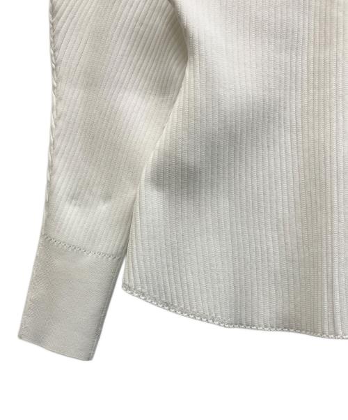 ELENDEEK（エレンディーク）ELENDEEK (エレンディーク) シルエットアンサンブルニット ホワイト サイズ:Freeの古着・服飾アイテム