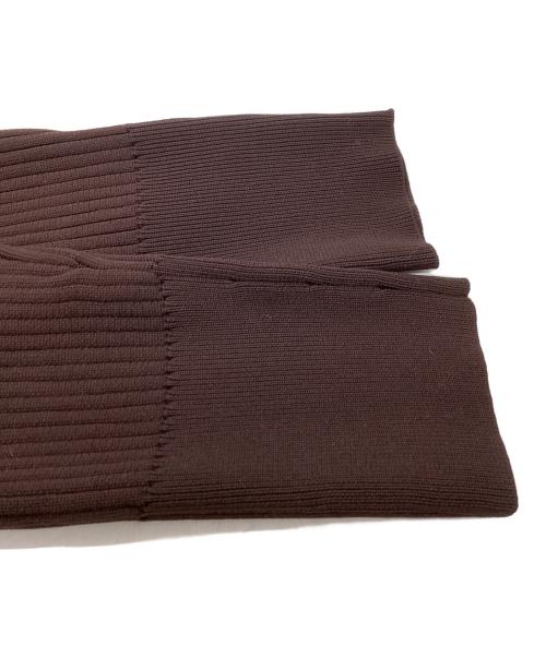 ELENDEEK（エレンディーク）ELENDEEK (エレンディーク) SILHOUETTE ENSEMBLE KT / シルエットアンサンブルニット ブラウン サイズ:FREEの古着・服飾アイテム