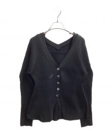 ELENDEEK（エレンディーク）の古着「シルエットアンサンブルニット / 512552820101 / 25年モデル」｜ブラック