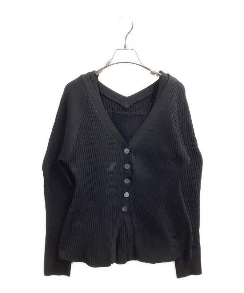 ELENDEEK（エレンディーク）ELENDEEK (エレンディーク) シルエットアンサンブルニット / 512552820101 / 25年モデル ブラック サイズ:FREEの古着・服飾アイテム