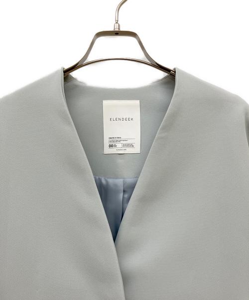 ELENDEEK（エレンディーク）ELENDEEK (エレンディーク) フォルムショートコート ライトグリーン サイズ:SIZE Freeの古着・服飾アイテム