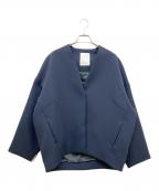 ELENDEEKエレンディーク）の古着「フォルムショートコート」｜ネイビー