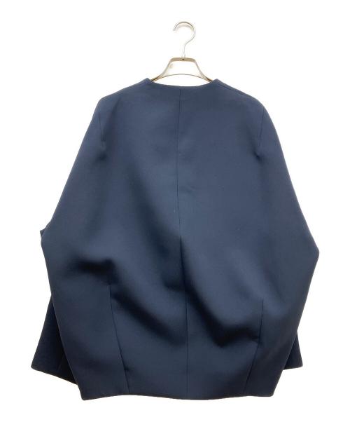 ELENDEEK（エレンディーク）ELENDEEK (エレンディーク) フォルムショートコート ネイビー サイズ:FREEの古着・服飾アイテム