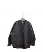 ELENDEEKエレンディーク）の古着「V-NECK FORM CD / Vネックフォルムカーディガン / 512552810101」｜グレー