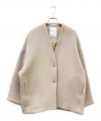 ELENDEEKエレンディーク）の古着「フォルムショートウールコート」｜ベージュ