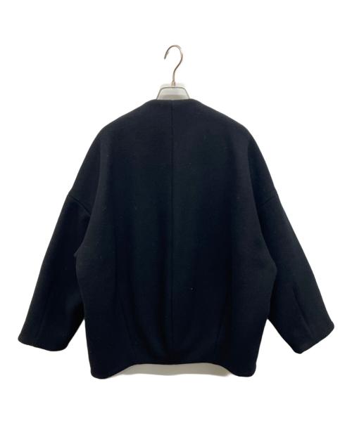 ELENDEEK（エレンディーク）ELENDEEK (エレンディーク) フォルムショートウールコート ブラック サイズ:2の古着・服飾アイテム