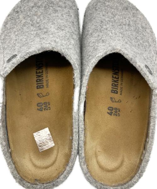 BIRKENSTOCK（ビルケンシュトック）BIRKENSTOCK (ビルケンシュトック) ZERMATT RIVET FELT ツェルマット グレー サイズ:26㎝の古着・服飾アイテム