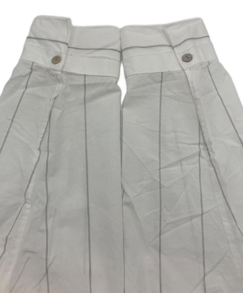 GALERIE VIE（ギャルリーヴィー）GALERIE VIE (ギャルリーヴィー) コットン ラグランスリーブ ワイドシャツ ホワイト サイズ:Freeの古着・服飾アイテム