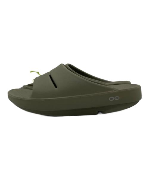 OOFOS（ウーフォス）OOFOS (ウーフォス) リカバリーサンダル カーキ サイズ:37 未使用品の古着・服飾アイテム