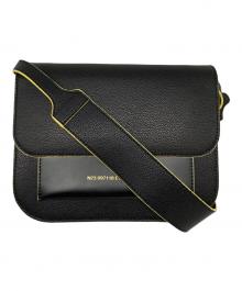 BIEDE（ビエダ）の古着「ELEMENT 01《MIRROR》YELLOW EDGE - BAG」｜ブラック