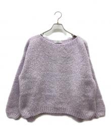 TRICOTS JEAN MARC（トリコットジーンマルク）の古着「モヘヤ混ニット」｜ラベンダー
