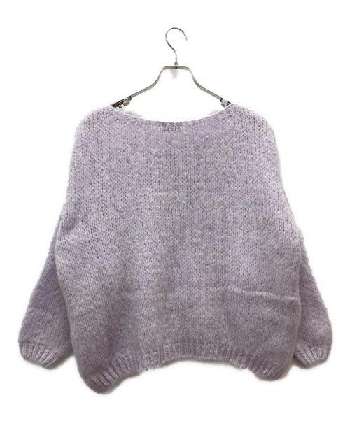 TRICOTS JEAN MARC（トリコットジーンマルク）TRICOTS JEAN MARC (トリコットジーンマルク) モヘヤ混ニット ラベンダー サイズ:表記無しの古着・服飾アイテム