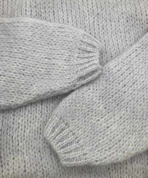 TRICOTS JEAN MARC（トリコットジーンマルク）TRICOTS JEAN MARC (トリコットジーンマルク) モヘヤ混ニット ラベンダー サイズ:表記無しの古着・服飾アイテム