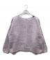 TRICOTS JEAN MARC（トリコットジーンマルク）の古着「モヘヤ混ニット」｜ラベンダー