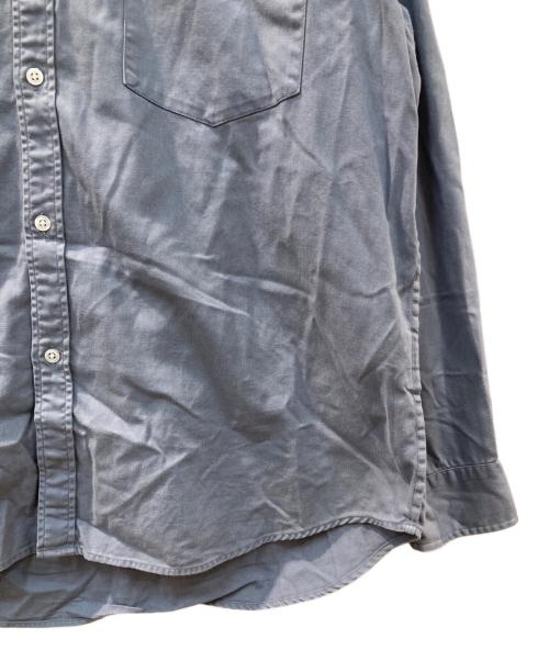 STEVEN ALAN（スティーブンアラン）STEVEN ALAN (スティーブンアラン) SOKTAS/TWILL BAND COLLAR SHIRT-LOOSE ブルー サイズ:XLの古着・服飾アイテム