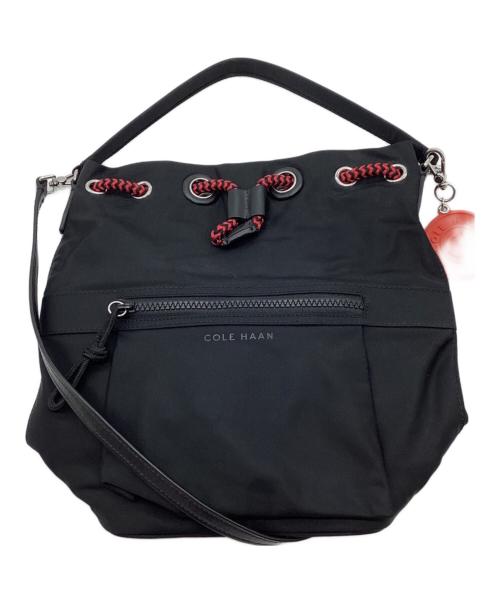 COLE HAAN（コールハーン）COLE HAAN (コールハーン) ドローストリング クロスボディ ブラックの古着・服飾アイテム