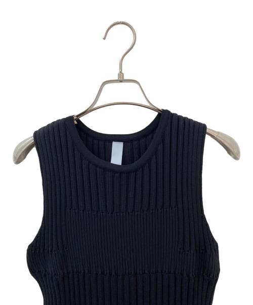 CFCL（シーエフシーエル）CFCL (シーエフシーエル) FLUTED SLEEVELESS MERMAID DRESS ブラック サイズ:1の古着・服飾アイテム