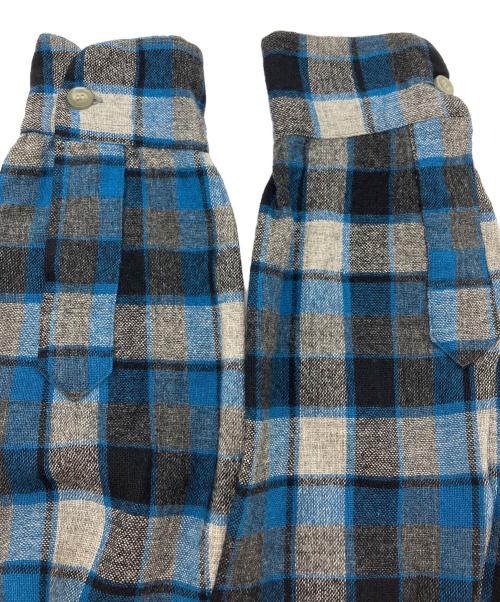 PENDLETON（ペンドルトン）PENDLETON (ペンドルトン) 50'S ウールオンブレチェックシャツ ブルー サイズ:Mの古着・服飾アイテム