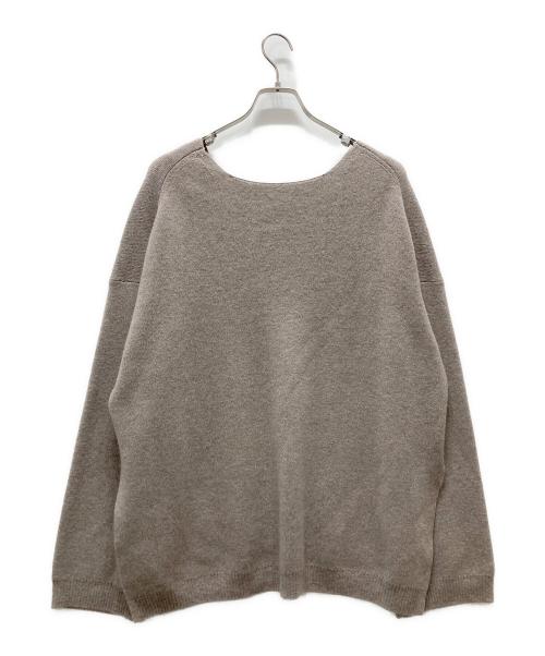 CHAOS（カオス）Chaos (カオス) ウールカシミヤニット グレージュ サイズ:Fの古着・服飾アイテム