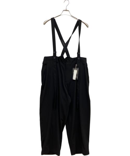 s'yte（サイト）s'yte (サイト) PE/RAYON GABARDINE STRETCH SUSPENDER PANTS ブラック サイズ:3の古着・服飾アイテム