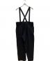 s'yte (サイト) PE/RAYON GABARDINE STRETCH SUSPENDER PANTS ブラック サイズ:3：20000円
