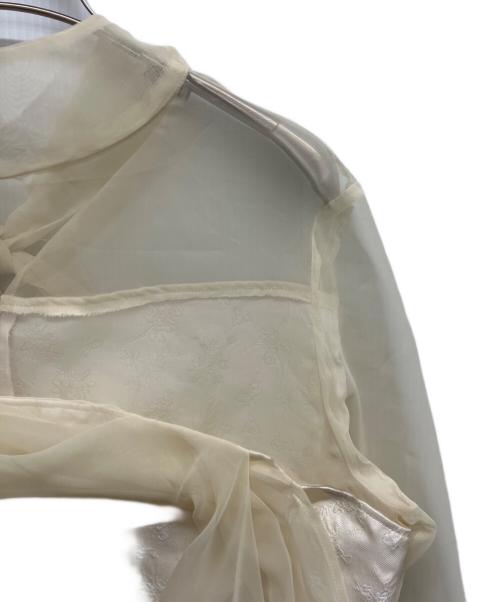 RIV NOBUHIKO（リブノブヒコ）RIV NOBUHIKO (リブノブヒコ) JOSSE BLOUSE アイボリー サイズ:Freeの古着・服飾アイテム