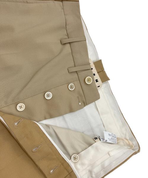 MARNI（マルニ）MARNI (マルニ) バイカラースラックス ベージュ サイズ:46の古着・服飾アイテム