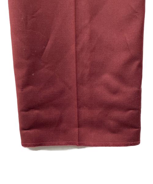 WACKO MARIA（ワコマリア）WACKO MARIA (ワコマリア) Ermenegildo Zegna (エルメネジルド・ゼニア) ウールスラックス ワインレッド サイズ:Lの古着・服飾アイテム