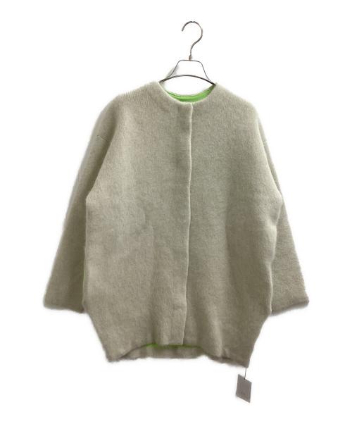 ELENDEEK（エレンディーク）ELENDEEK (エレンディーク) RACOON MIX WCD/ラクーンカーディガン / 512252627701 ベージュ サイズ:FREE 未使用品の古着・服飾アイテム