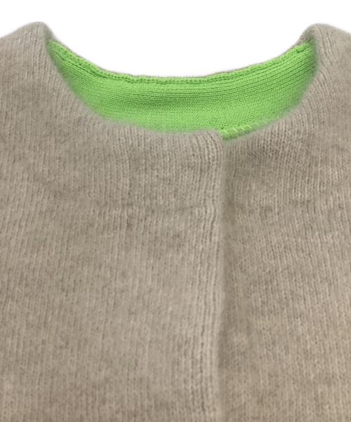 ELENDEEK（エレンディーク）ELENDEEK (エレンディーク) RACOON MIX WCD/ラクーンカーディガン / 512252627701 ベージュ サイズ:FREE 未使用品の古着・服飾アイテム