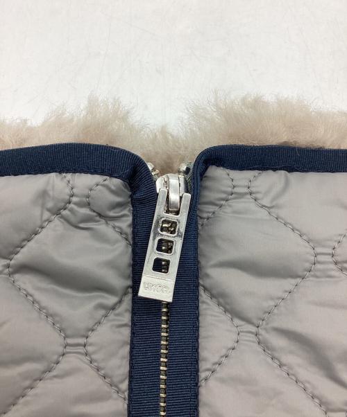 UN3D.（アンスリード）UN3D. (アンスリード) FABRIC MIX NECK WARMER オリーブ×グレーの古着・服飾アイテム