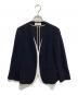 DECADE BEIGE（ディケイドベイジ）の古着「CINDY / ダブルカラージャケット」｜ネイビー