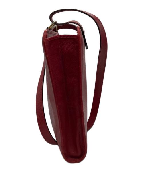 Yves Saint Laurent（イヴサンローラン）Yves Saint Laurent (イヴサンローラン) レザーバッグ レッドの古着・服飾アイテム