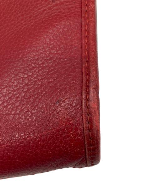 Yves Saint Laurent（イヴサンローラン）Yves Saint Laurent (イヴサンローラン) レザーバッグ レッドの古着・服飾アイテム