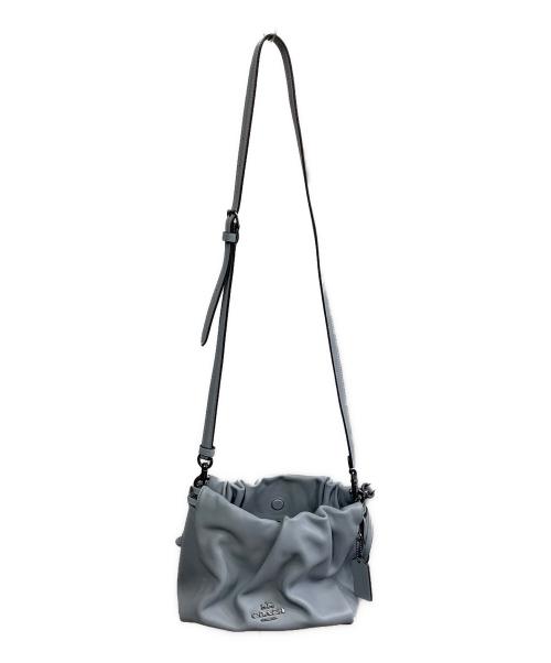 COACH（コーチ）COACH (コーチ) COACH　フェイドローストリングバッグ スカイブルーの古着・服飾アイテム
