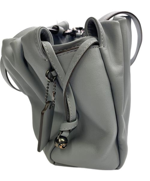 COACH（コーチ）COACH (コーチ) COACH　フェイドローストリングバッグ スカイブルーの古着・服飾アイテム