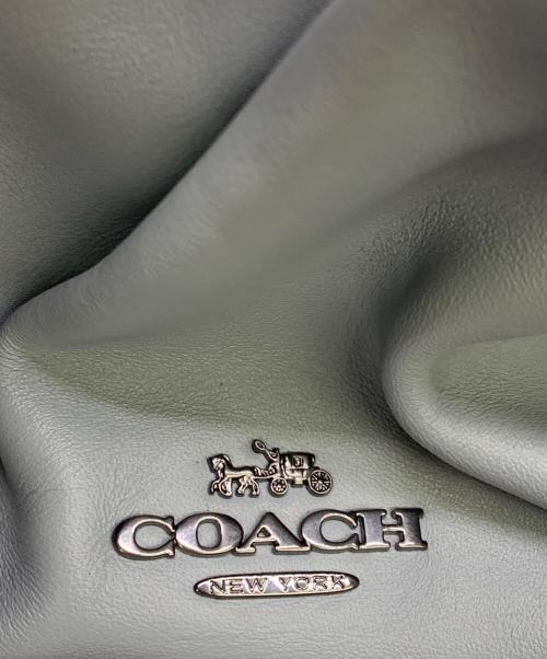 COACH（コーチ）COACH (コーチ) COACH　フェイドローストリングバッグ スカイブルーの古着・服飾アイテム